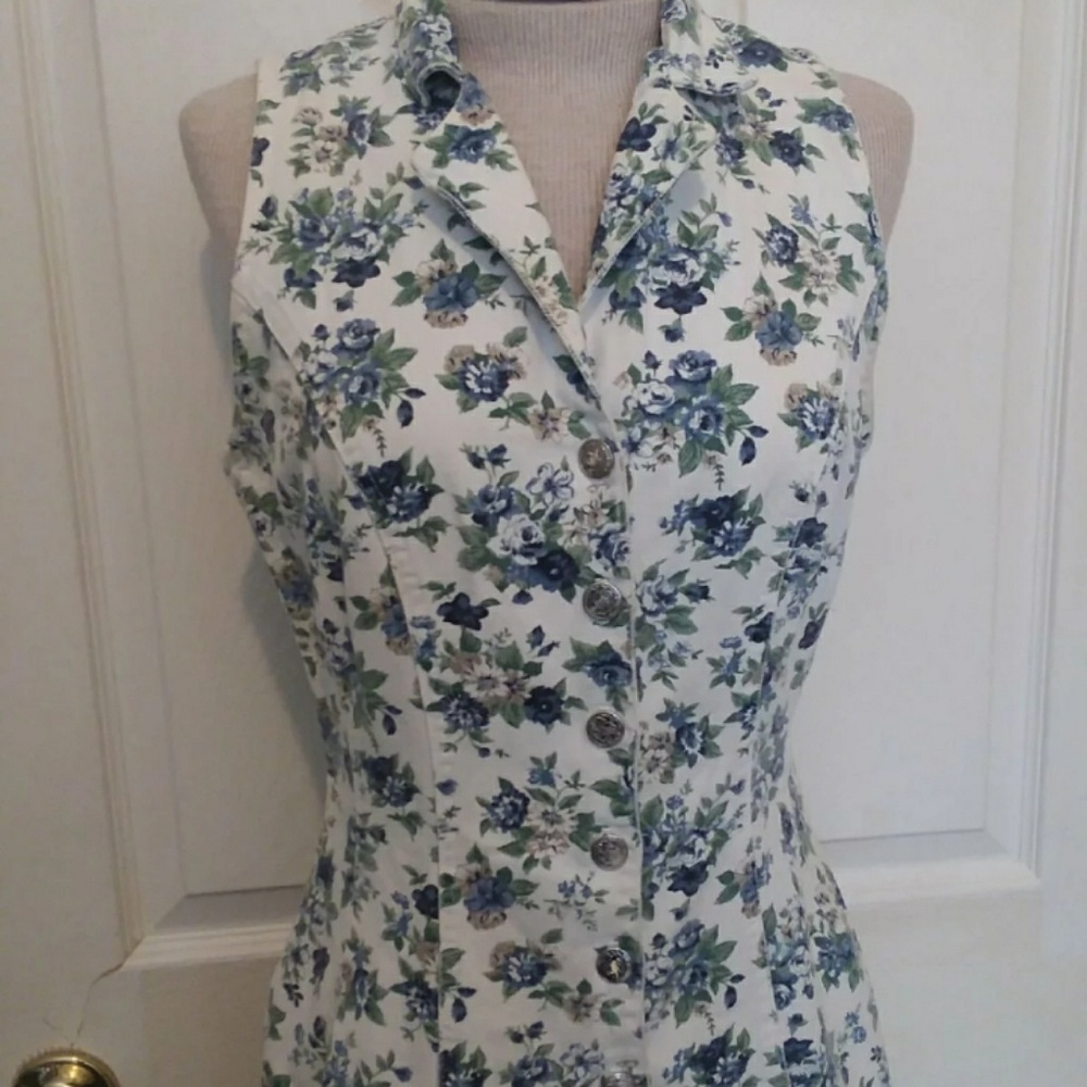 Denim romper